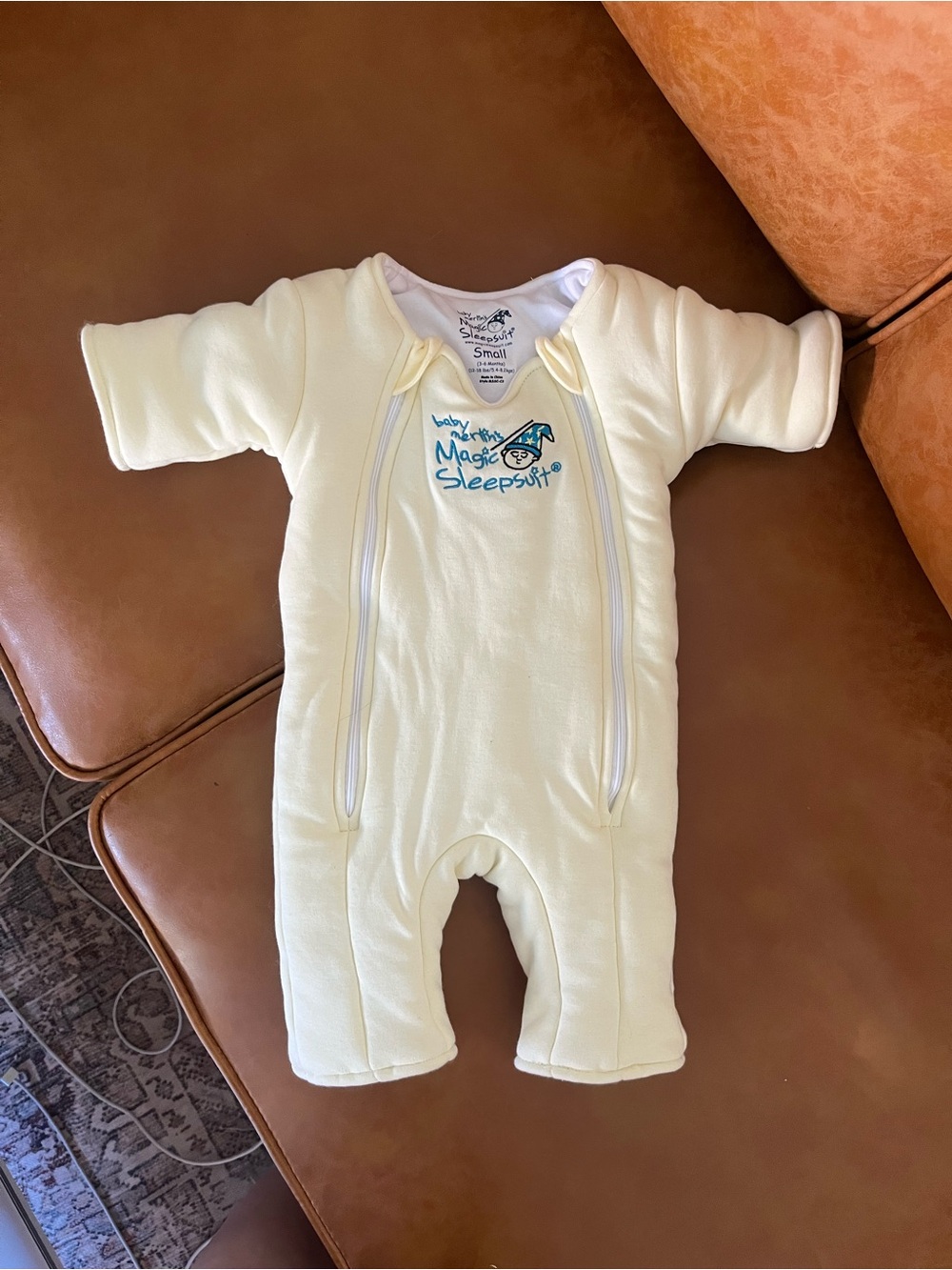Magic Merlin Sleepsuit Baby One-Piece in Cream by Love to Dream - NWOT